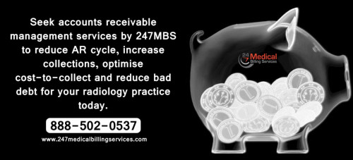 Seek accounts receivable management services by 247MBS to reduce AR cycle, increase collections, optimise cost-to-collect and reduce bad debt for your radiology practice today.