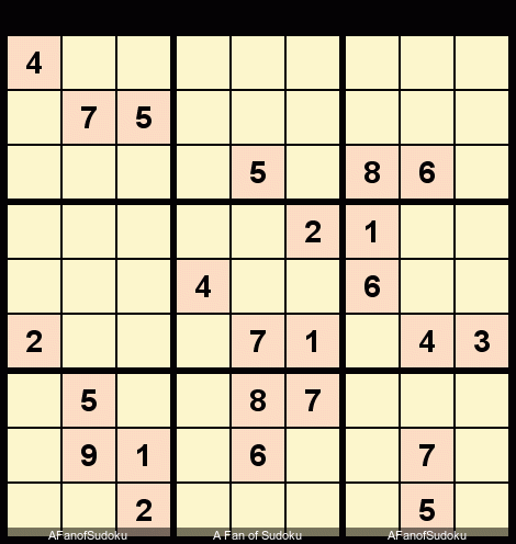 New York Times Sudoku July 14, 2018
