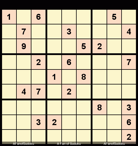 Pointing Triple Subset
New York Times Sudoku Hard July 23, 2018