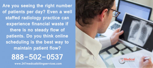 Are you seeing the right number of patients per day? Even a well staffed radiology practice can experience financial waste if there is no steady flow of patients. Do you think online scheduling is the best way to maintain patient flow?