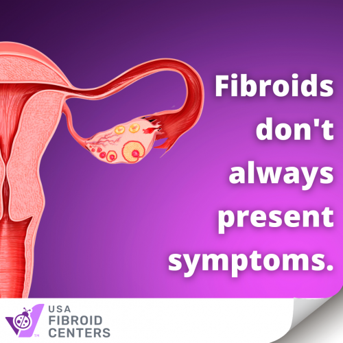 Just because you don't experience severe fibroid symptoms, doesn't mean you do not have them. Take our 1minute quiz to find out if you are at risk https://www.usafibroidcenters.com/uterine-fibroid-symptoms/quiz-uterine-fibroid/