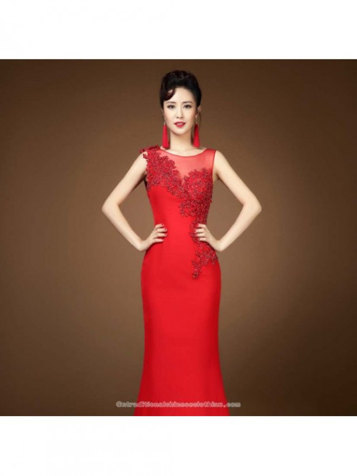 https://www.cntraditionalchineseclothing.com/asymmetry-floral-lace-evening-dress-floor-length-red-bridal-wedding-gown.html