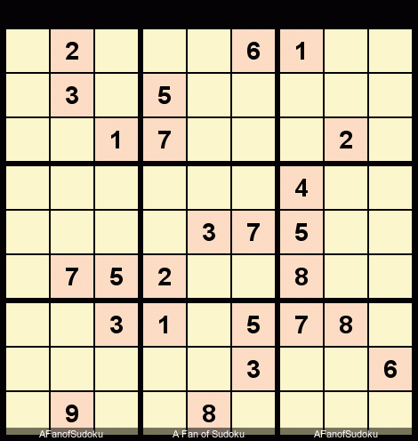 Pointing Pair
New York Times Sudoku Hard August 4, 2018