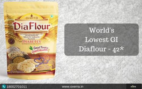 Overra Herbals presents to you a highly researched and high-quality Low GI Flour. Developed in the rich fields of Ludhiana Punjab. Overra Herbals offers Diaflour which is made by Whole wheat flour, Barley, Fenugreek, Psyllium husk, Green peas, Black chickpeas Soya bean and Oat fiber. This procedure has effectively overseen in bringing down Glycemic Index for the diabetics. http://overra.in/product/diaflour-low-gi-flour/