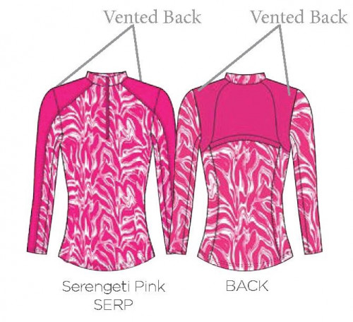 900442 Zip Mock with Vented Back. Serengheti Pink (1)
