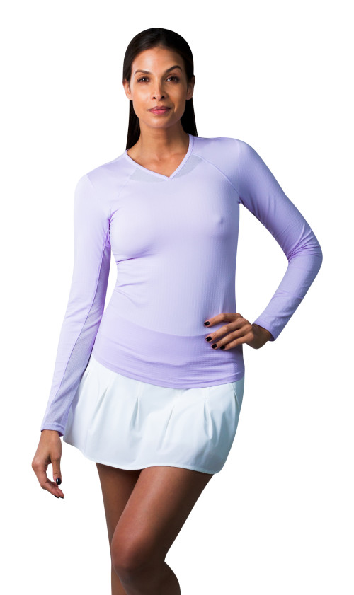 900603 SolTek ICE Crew Neck Sport Tee. Lilac. SanSoleil (21)