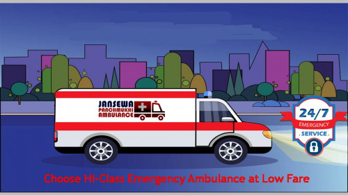 Jansewa Panchmukhi Ambulance from Tata Nagar gives the entire medical assistance to the patient in road ambulance without taking extra cost. So whenever you desire to get an EMS base ambulance service then contact us.
More@ https://rb.gy/7piagd