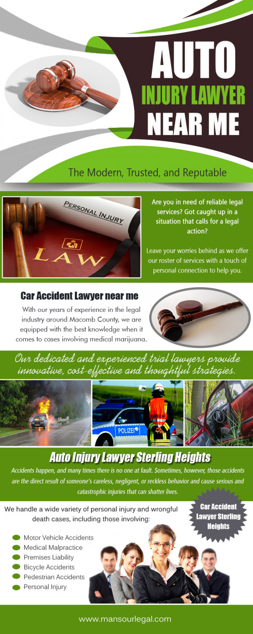 our website : https://mansourlegal.com/contact-us/ 
There are many people who commit different crimes, so the governments have to be strict and agile in order to maintain the law and order. If you have made the mistake and pledge not to do it again, then you should take the help of a Marijuana Lawyer Near Me and defend your case in the court. Though you will get some punishment, but at least you'll be saved from getting the severe punishment that the offenders get.
more links : https://mansourlegal.journoportfolio.com 
https://www.thinglink.com/InjuryLawyerShel 
https://start.me/p/Vw2kaN/dui-lawyer-shelby-township