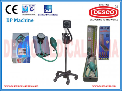 From the category of medical diagnostic products, Desco Medical India is providing you the full range of several types of hospital BP machine. You can choose according to your requirement and purchase from us at market comparable price. We are manufacturer, supplier and exporter of superior quality medical BP machine or blood pressure machine.
For more info, call us on: 9810867957 | Visit us : http://www.descomedicalindia.com/Product/BP-MACHINE/458