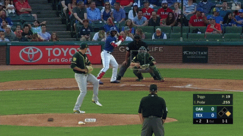 Beltre to 3rd overthrow 4 24 2018