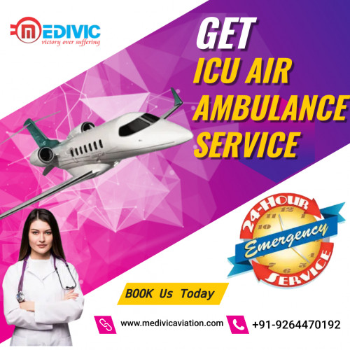 Medivic Aviation Air Ambulance in Dibrugarh provides top-class emergency medical transport service with all top-notch medical comfort for convenient shifting. Get the high-class emergency medical commercial medical shifting service with all medical enhancements by us.

More@ https://bit.ly/2QruhuK

Web@ https://bit.ly/2EGzdpi