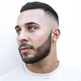 Braid-Barbers-Cool-Short-Hairstyles-with-Beard-for-Men