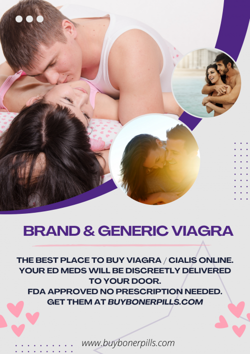 Find out on how to buy Generic Viagra Online for most affordable prices while save your budget without a need of Prescription with Best Delivery services worldwide.  All types of ED pills in one great website.  https://www.buybonerpills.com/