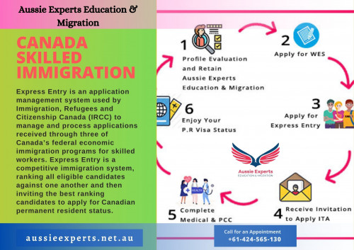 We are the best Canada migration consultant that advises, guides, and serves in getting a Canada student immigration visa and also helps you in Canada Skilled immigration.
For More Information : https://aussieexperts.net.au/immigrate-to-canada/