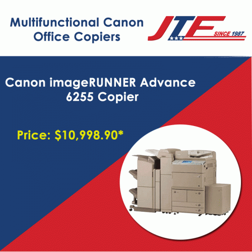 Choose most advanced multifunctional Canon Office Copiers for your business needs. Find your best choice and buy at a cost effective price from JTF Business Systems online. Visit: http://www.jtfbus.com/items.cfm?CatID=738&filter_brand=Canon&filter=1