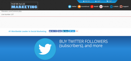 Newagemarketing provides high quality twitter followers, soundcloud followers and plays, youtube views, subs and much more.
Visit us:-http://newagemarketing101.com/service/twitter/twiter-follows