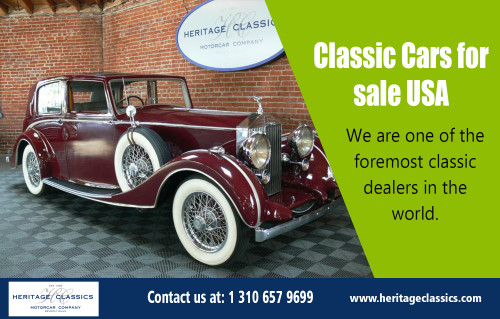 Many Benefits of Purchasing Classic Cars Online AT http://blog.heritageclassics.com/classic-cars-online/
Find Us: https://goo.gl/maps/QAPBYQLeqhF2
Deals in .....
Classic cars online

classic mercedes for sale

classic car buyers

classic cars for sale usa

consign classic car
Classic Cars Online are sought after through the last few years which has caused professional antique car auction internet sites open to help collectors and enthusiasts discover that the automobile they've been on the lookout for. Many actors elect to sell their own cars every once in awhile so once they do, these cars eventually become instant classics with quite a few folks appearing to possess among their needs to possess vehicles of alltime.
Add : 8980 CA-2, West Hollywood, CA 90069
Phone No : (310) 657-9699
Showroom Hours
Mon-Fri 9:30- 5:30 Saturday 10:00 -5:00
Social : 
https://www.instagram.com/carconsign/
https://web.stagram.com/carconsign
http://twitxr.com/consigncar/