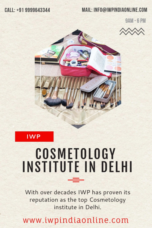 IWP is the most reputed Cosmetology Institute in Delhi which offers various professional beauty culture courses to women in Delhi. Visit the website to enroll at IWP and become a professional beautician. 
https://www.iwpindiaonline.com/beauty-institute.php
#Cosmetology #Beautician