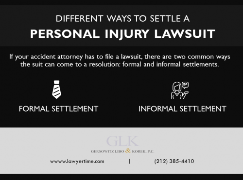 Different Ways to Settle a Personal Injury Lawsuit