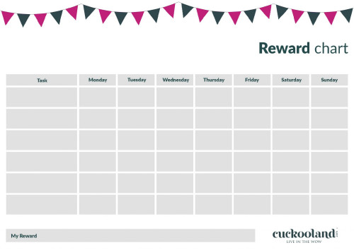 Download your free kids reward charts from Cuckooland
https://www.cuckooland.com/kids-bedrooms/kids-beds/printable-reward-charts-for-kids