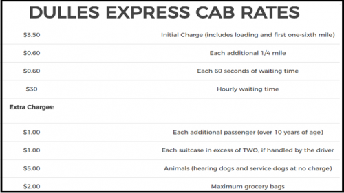 Dulles Express Cab