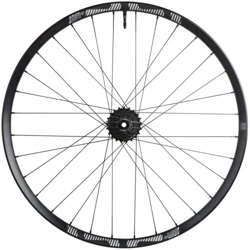 Features
Size: 650b
Hub: Machined aluminum shell and flanges, 660 freehub. 7-Speed integrated 9-21t cassette for 150/157mm frame spacing.
Rim: 32 hole aluminum 28mm internal rim profile
Axle config: Rear: 150/157mm
Spokes/nipples: Quad Butted x 32/black alloy
Included: Tubeless tape, valves, 20mm front & 150/157mm rear endcaps, extra spokes
Color: Black/Machined
Weight Wheelset weight (F&R): 1990g

https://www.bikewheels.com.au/collections/mountain-bike-wheels/products/e-13-rear-wheel-lg1-plus-alloy-27-5-157mm-7-speed-650b-black-wh3lpa-105