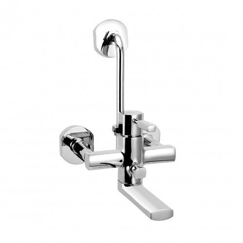 F1014411 Gayle Single lever wall mixer with long bend pipe