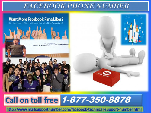 If you want to know the advance features of Facebook and also want to know the use of those features to make your account secure, then connect with our tech experts by placing a call at our Facebook Phone Number 1-877-350-8878. So, don’t lose the chance and connect with our geeks as soon as possible to take help. For more information: - http://www.mailsupportnumber.com/facebook-technical-support-number.html
