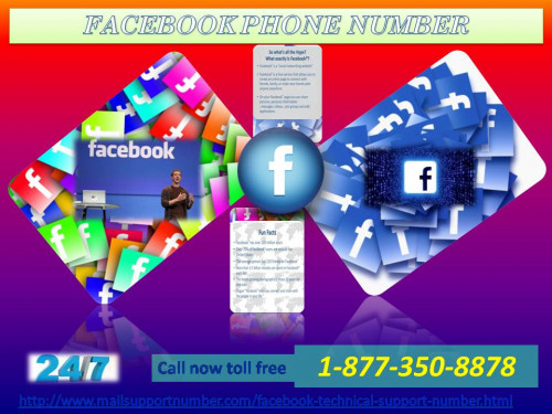 If you are not able to get so many ideas for promoting your new Facebook page, then get a flying start of your promotion via Facebook Phone Number. All you need to do is to place a call at our toll-free number 1-877-350-8878 where you will be guided properly by our attentive experts to establish your new Facebook page accurately. For more information: - http://www.mailsupportnumber.com/facebook-technical-support-number.html