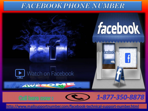 If you want to promote your Facebook site by yourself, you just need to get connected with some experienced techies with whom you can get the easiest-possible solution to promote your brand and products. Just dial our toll-free Facebook Phone Number 1-877-350-8878 and get the wonderful ideas minutely. For more information: - http://www.mailsupportnumber.com/facebook-technical-support-number.html