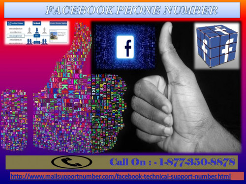 Are you getting entangled in some intricate Facebook issue? If yes, we are here to get you out from such twisted situation simply by making a call to our assiduous experts.  Just dial our toll-free Facebook Phone Number 1-877-350-8878 and make a candid discussion with our techies to get the best possible solution. For more information: - http://www.mailsupportnumber.com/facebook-technical-support-number.html