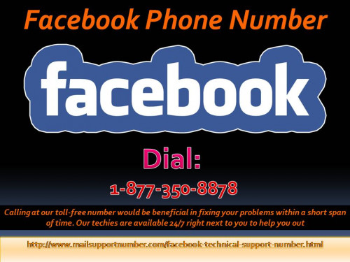 Don’t you know how to protect your Facebook friends if they are in trouble? Are you searching some free and trustworthy service where you can share your doubts frequently? If really, then that all will get to you after doing single step and that one is you should put a call at  Facebook Phone Number  1-877-350-8878. For more information: - http://www.mailsupportnumber.com/facebook-technical-support-number.html