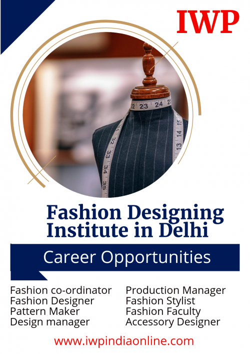 Make your dream to become a fashion designer with the leading Fashion Designing Institute in Delhi, IWP. IWP offers the certified fashion design courses in Delhi. Visit the website for more information.
https://www.iwpindiaonline.com/fashion-designing-institute.php
#Fashion_Design