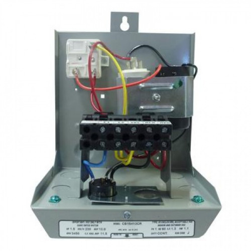This control box is specifically designed for 1.5hp, 3 wire, 230V, 1 phase Goulds and Myers pumps with either CentriPro or Pentek motors. Visit https://www.aquascience.net/goulds-control-box-for-3-wire-1-5hp-230v-motors