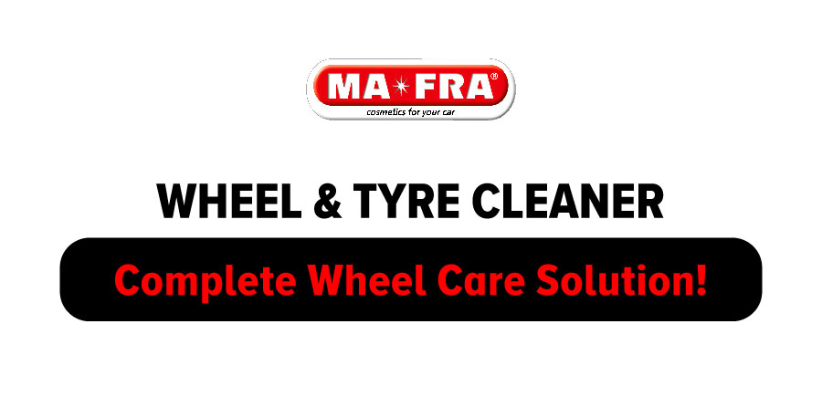 Mafra Wheel and Tyre Cleaner 500ml (2 in 1 Active Foam Deep clean and degrease tyres and rims) - Mafra Official Store Singapore