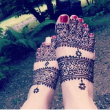 Henna-Feet-Design