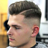 High-Bald-Fade-with-Hard-Side-Part