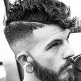 High-Fade-Hard-Part-Curly-Hair