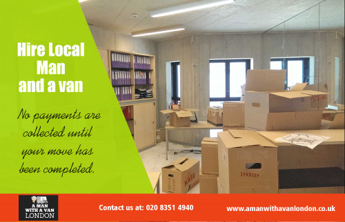 Hire Local Man and van London offer cheap and professional removals services at https://www.amanwithavanlondon.co.uk/london-single-item-removals/

Find us on : https://goo.gl/maps/73zmKBs7Tkq

When planning to relocate your home, you need to first decide on whether you will do it yourself or hire a reputed removal company to do it. Moving items involves packing, loading, transporting, unloading and unpacking which are not just time consuming but back-breaking too. If you wish to resume your day-to-day activities without any back strain or muscle stiffness, you need to Hire Local Man with a van London professionals.

A Man With a Van London

5 Blydon House, 33 Chaseville Park Road, London, GB, N21 1PQ
Call Us : 020 8351 4940
Email : steve@amanwithavanlondon.co.uk / info@amanwithavanlondon.co.uk

My Profile : https://gifyu.com/amanwithavan

More Links : 

https://gifyu.com/image/xPzu
https://gifyu.com/image/xPzl
https://gifyu.com/image/xPzn
https://gifyu.com/image/xPzW