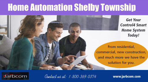 Home Automation Troy is an advanced technology that can make life comfortable at http://jarbcom.com/home-automation.html

Find Us here...
https://goo.gl/maps/kkY3d5pbwv12

Services...
Home Automation Near Me
Home Automation Michigan
Home Automation Bloomfield
Home Automation Shelby Township
Home Automation Troy

Address---
6319 Haggerty Rd. Suite B.
West Bloomfield, MI 48322
Mail: contact@jarbcom.com
Call: 1-800-369-0374

The Home Automation Troy technology has been in existence for a long time now, although the older systems were unreliable. With advanced technology and improvement, the present systems give a good service and are quite reliable. These systems are a convenient tool to make life easier. It takes care of two aspects, that is, security and convenience. The home automation system makes life convenient and secure.

Social:
https://www.dailymotion.com/HomeAutomationTroy
https://www.goodreads.com/user/show/79960973-home-automation
http://homeautomationmichigan.strikingly.com/
http://www.rssmix.com/u/8279089/rss.xml
https://ello.co/homeautomation