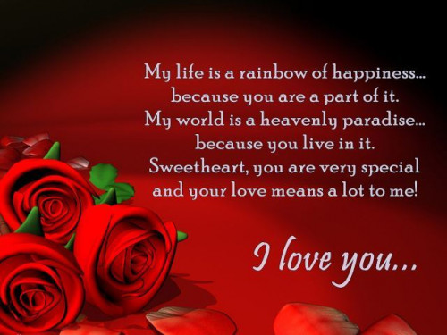 I Love You Quotes Sweetheart You Are Very Special