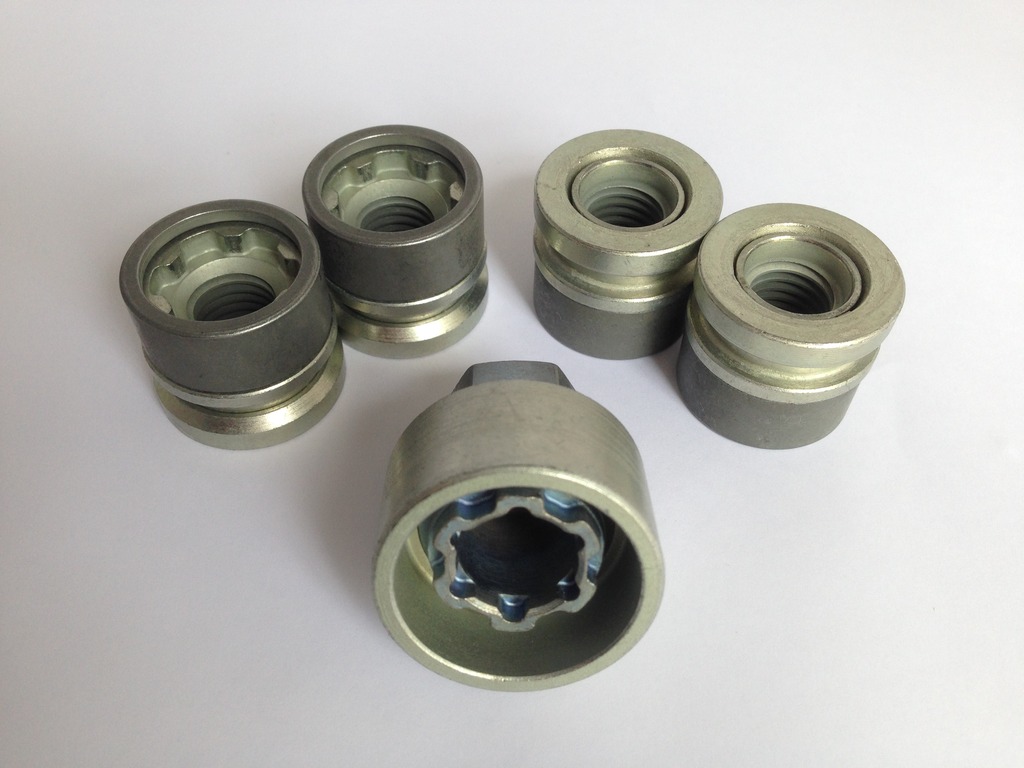 4 Flat Seated Locking Alloy Wheels Nuts For Ford Transit M14 x 2 eBay