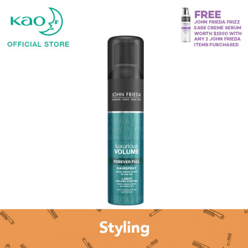 Kao Free Serum John Frieda Luxurious Volume Forever Full Hairspray 250ml