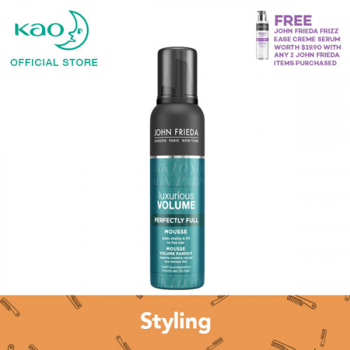 Kao Free Serum John Frieda Luxurious Volume Perfectly Full Mousse 200ml