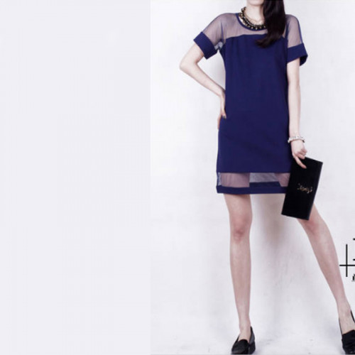 Korean-Fashion-Dark-Blue-Splicing-Chiffon-Short-Sleeve-Women-Shirt-WC-62.jpg