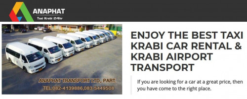 Finding The Best Taxi Krabi Service! Finding TaxiKrabi24hr . We are the best conditons Taxi Service in Krabi .Make trips more comfortable and fun than ever .
Visit us:-http://taxikrabi24hr.com/