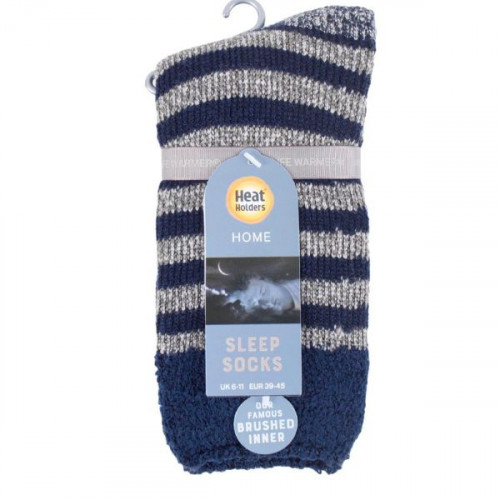 LUMI NAVY STRIPE SLEEP SOCKS 2