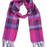 Ladies-Check-Tartan-Scarf-GL581-PINK-2