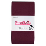 Ladies-Footless-Tights-Burgundy-PACK