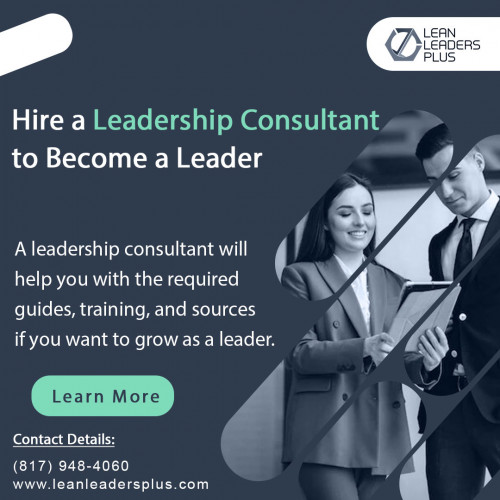 A leadership consultant will help you with the required guides, training, and sources if you want to grow as a leader.